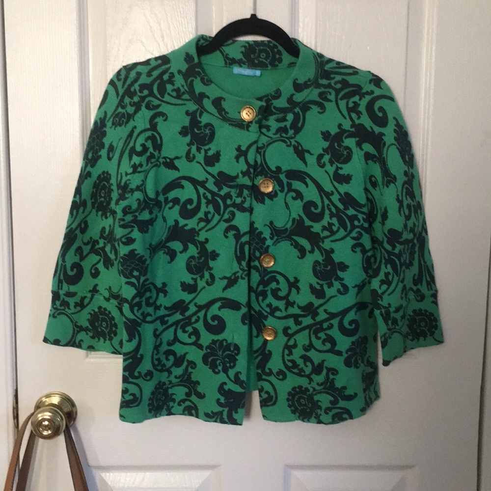 J.McLaughlin waffle weave cardigan